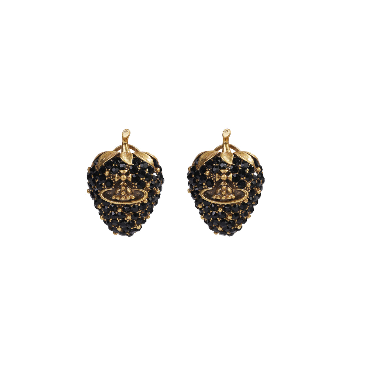 Siete Wonder - Black Heart Statement Earrings