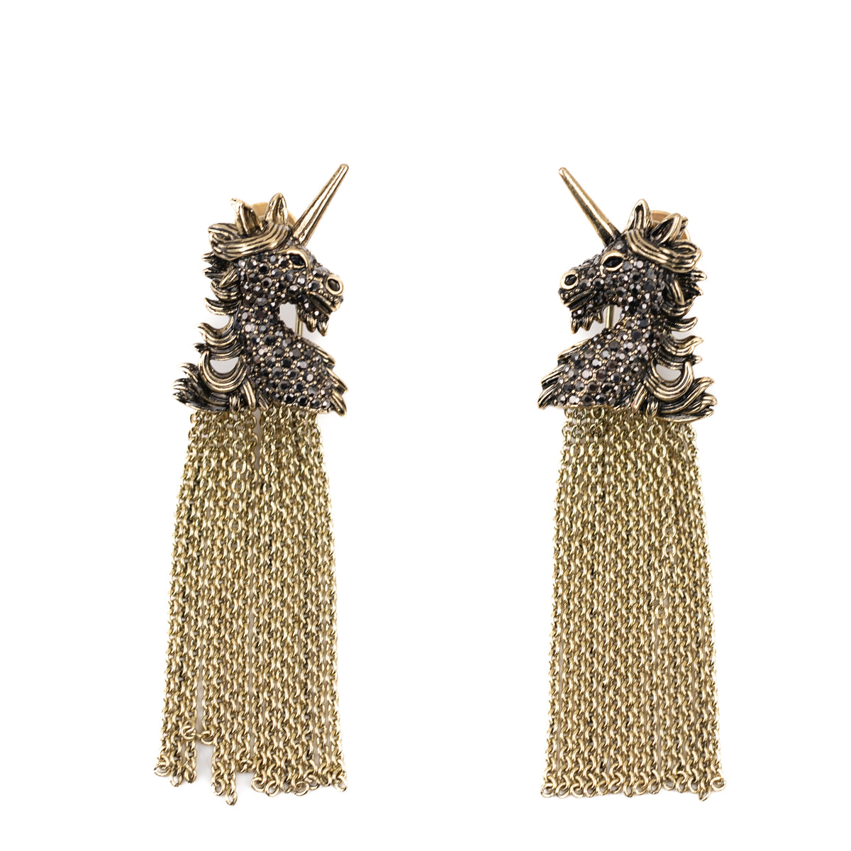 Siete Wonder - Dragon Tassel Clip-On Earrings