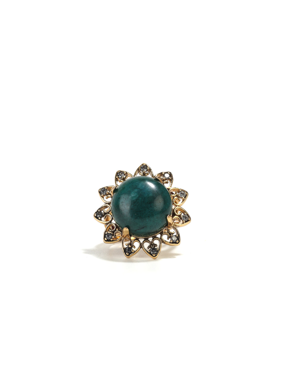 Siete Wonder - Starry Emerald Ring