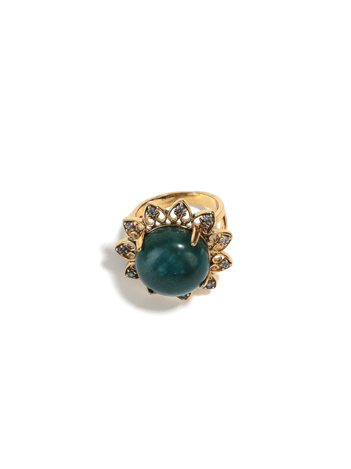 Siete Wonder - Starry Emerald Ring