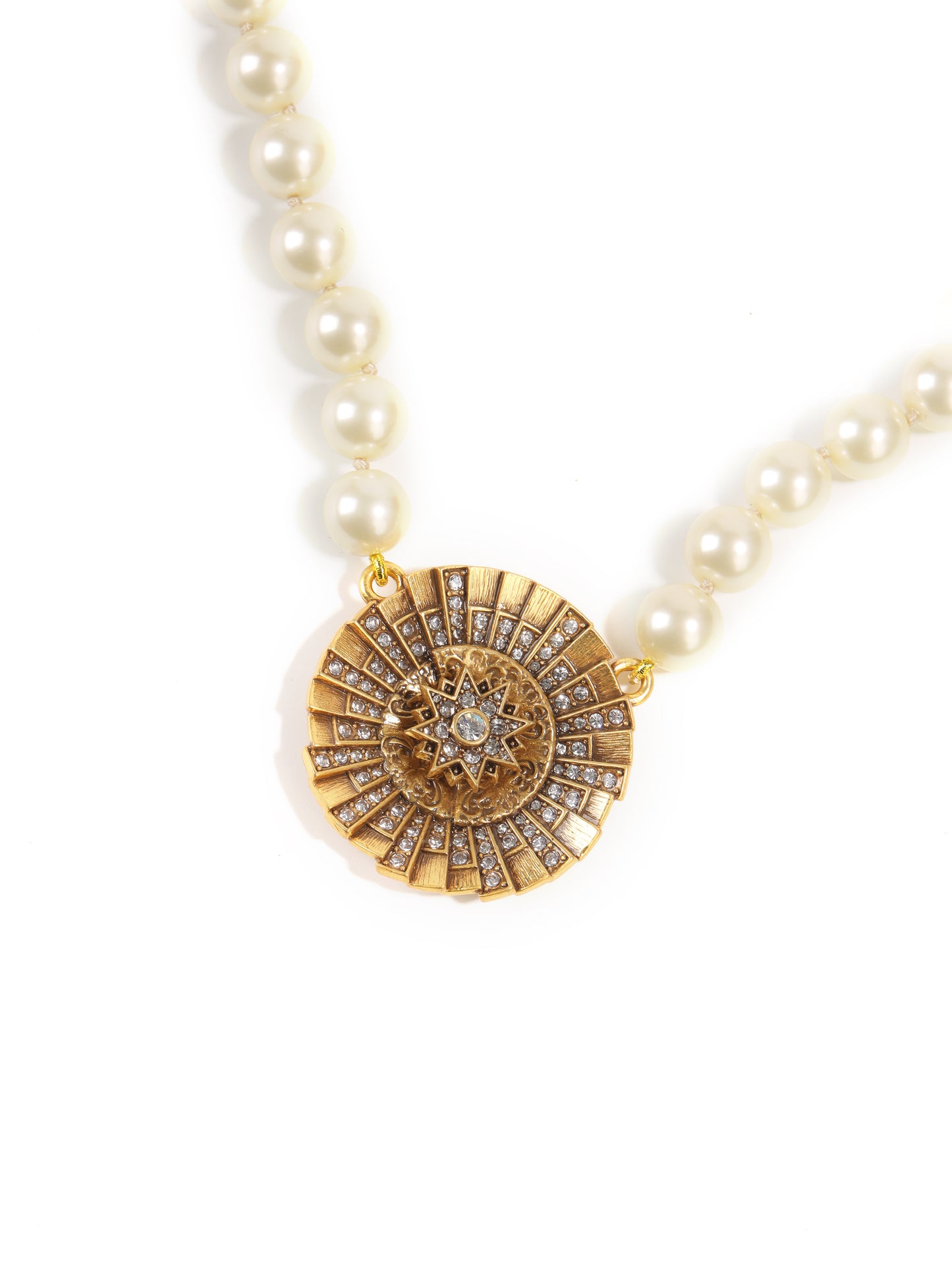 Siete Necklace - Sun and Moon Embrace