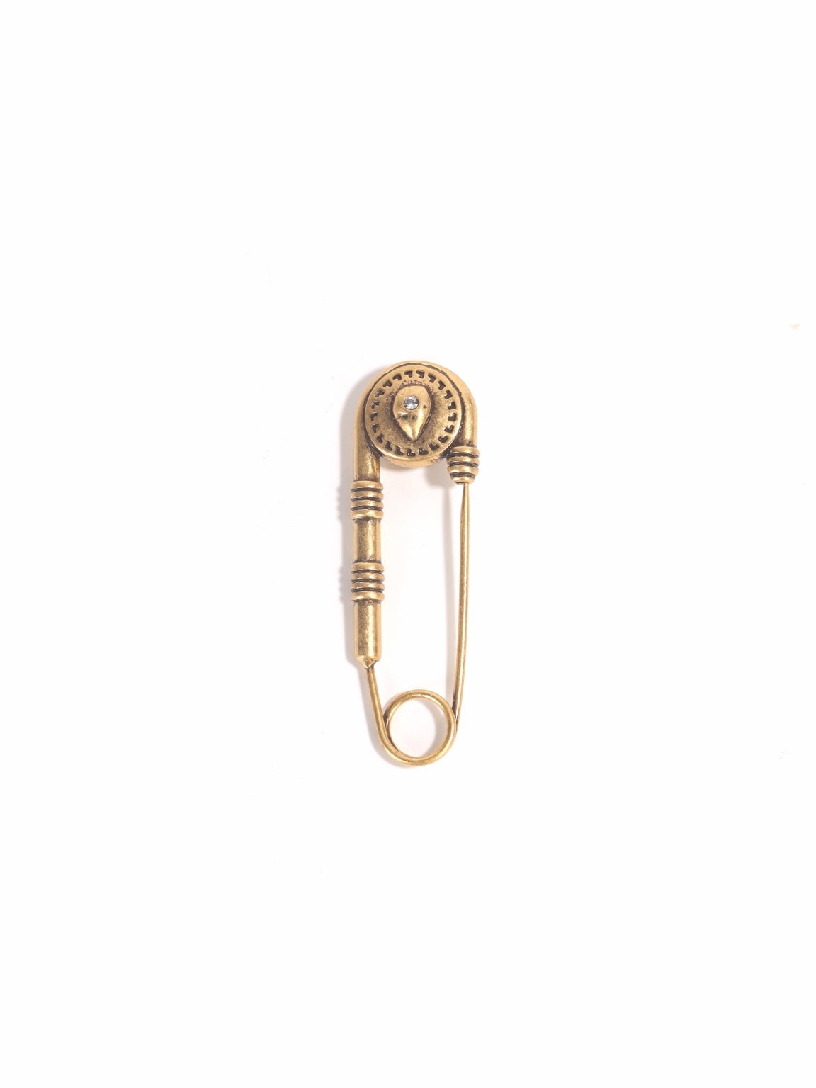 Siete Wonder - Vintage Eye Safety Pin Brooch