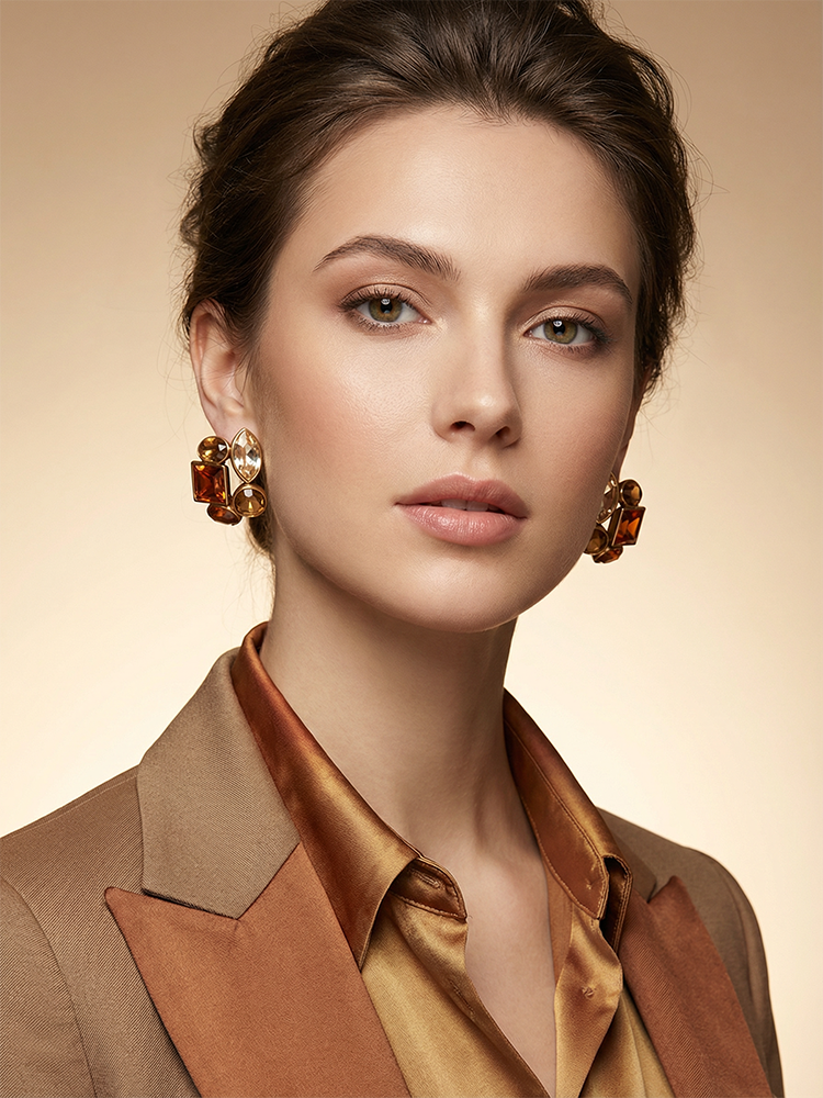 Siete wonder Earring - Champagne Prism - image 2