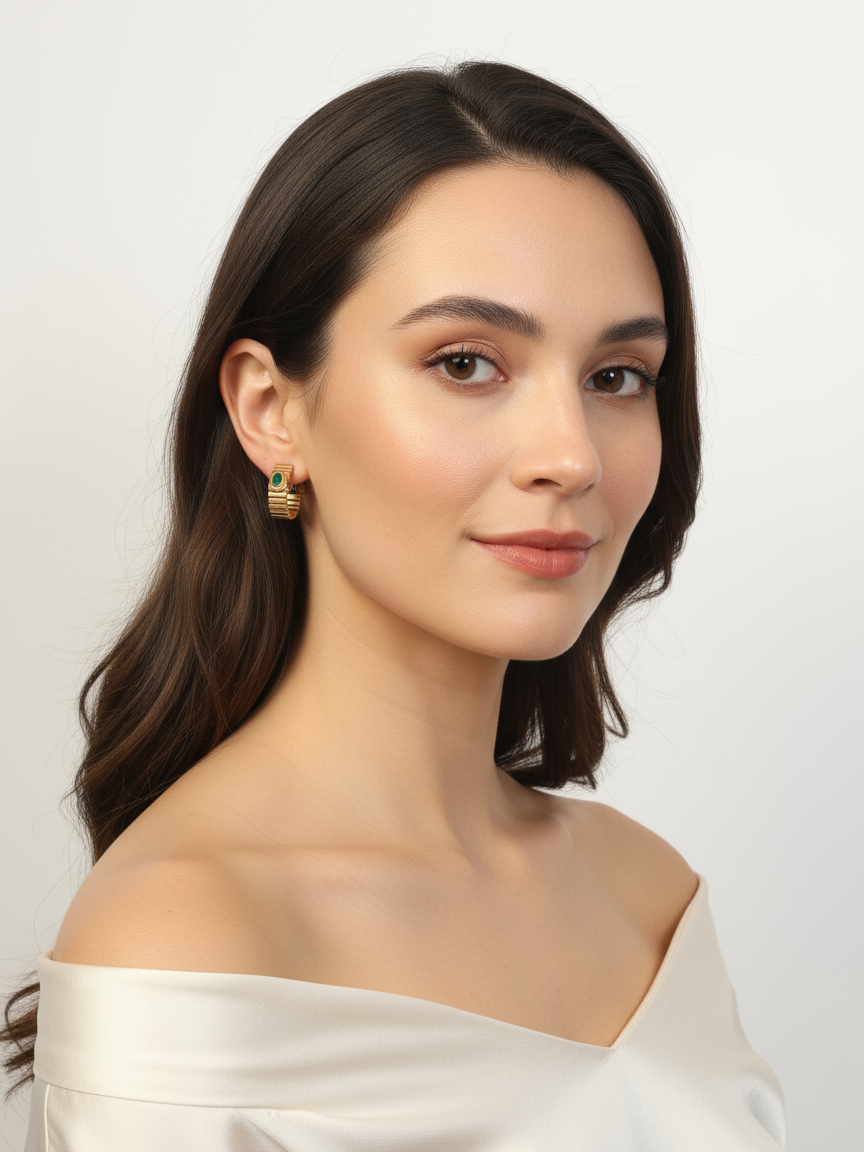 Siete Earring - Bamboo Rhythm