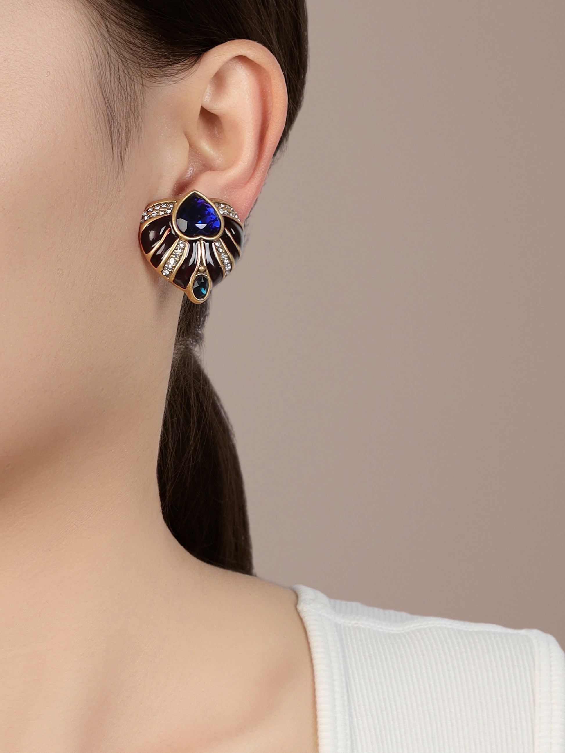Siete Ear Clip - Deep Azure Ear Clip