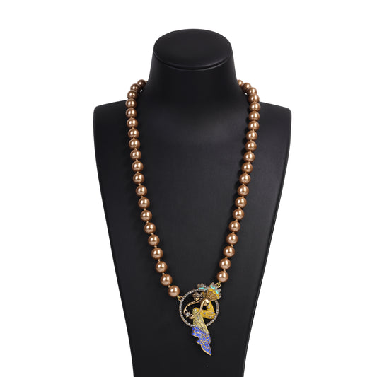Siete Wonder - Fairy Pendant Beaded Necklace