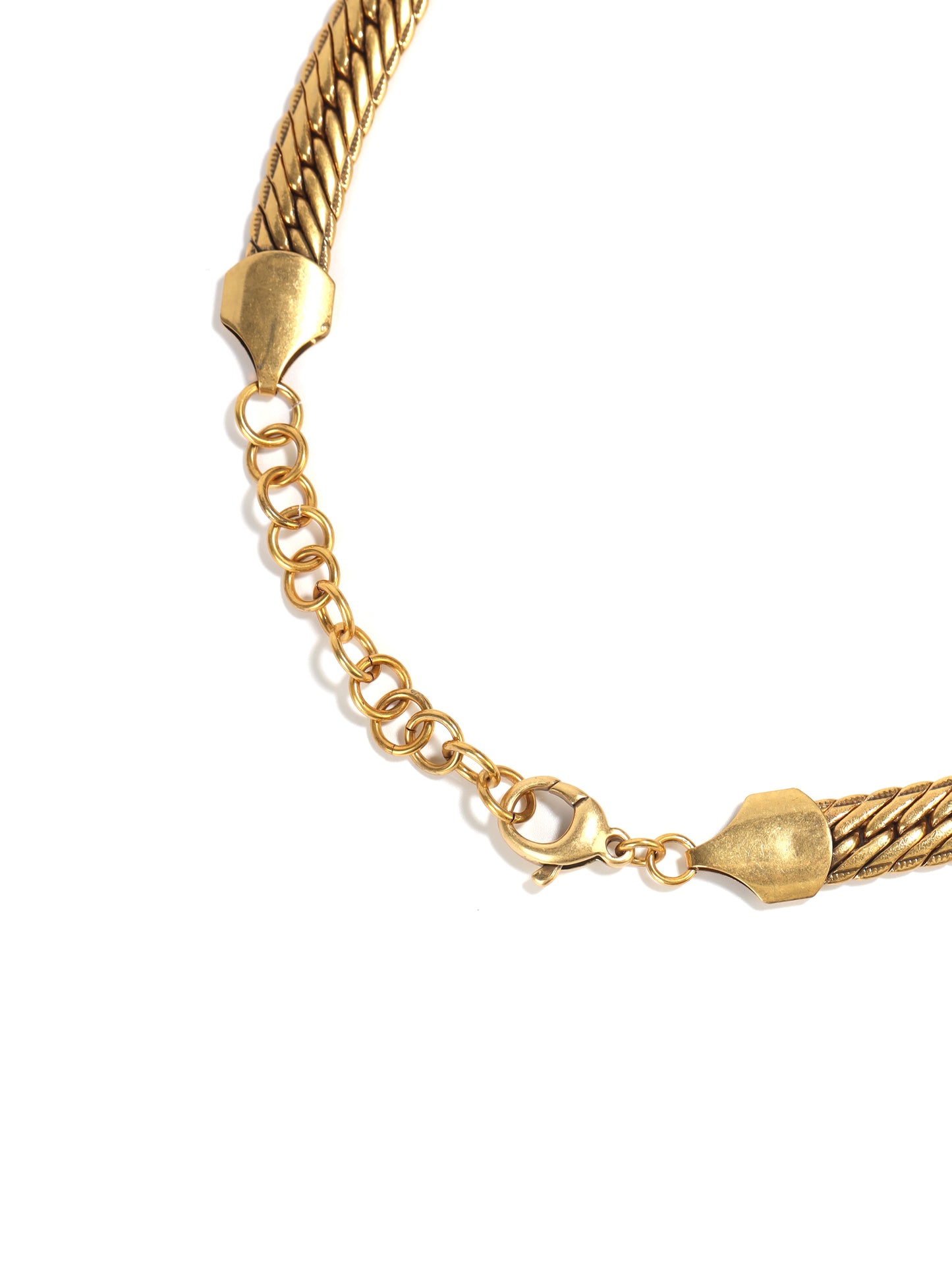 Siete Necklace - Gilded Emerald Pavilion