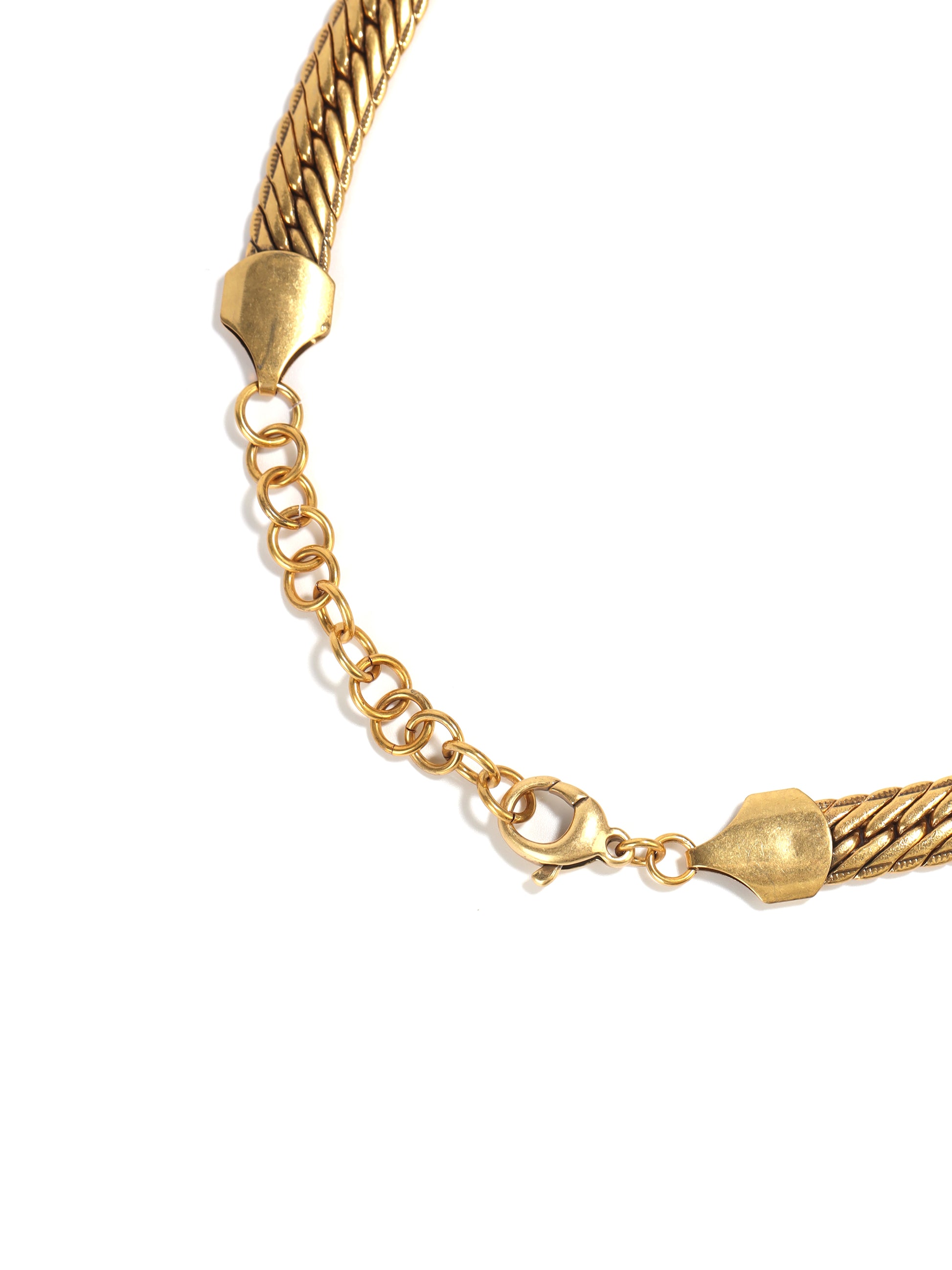 Siete Necklace - Gilded Emerald Pavilion