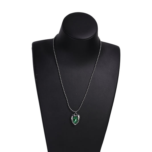 Siete Wonder - Green Crystal Necklace ZA008