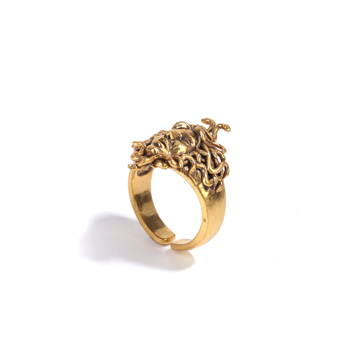 Siete Wonder - Golden Medusa Ring