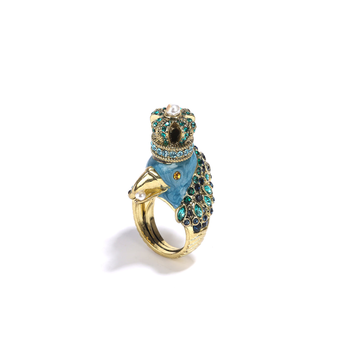 Siete Wonder - Pale Green Crystal Ring