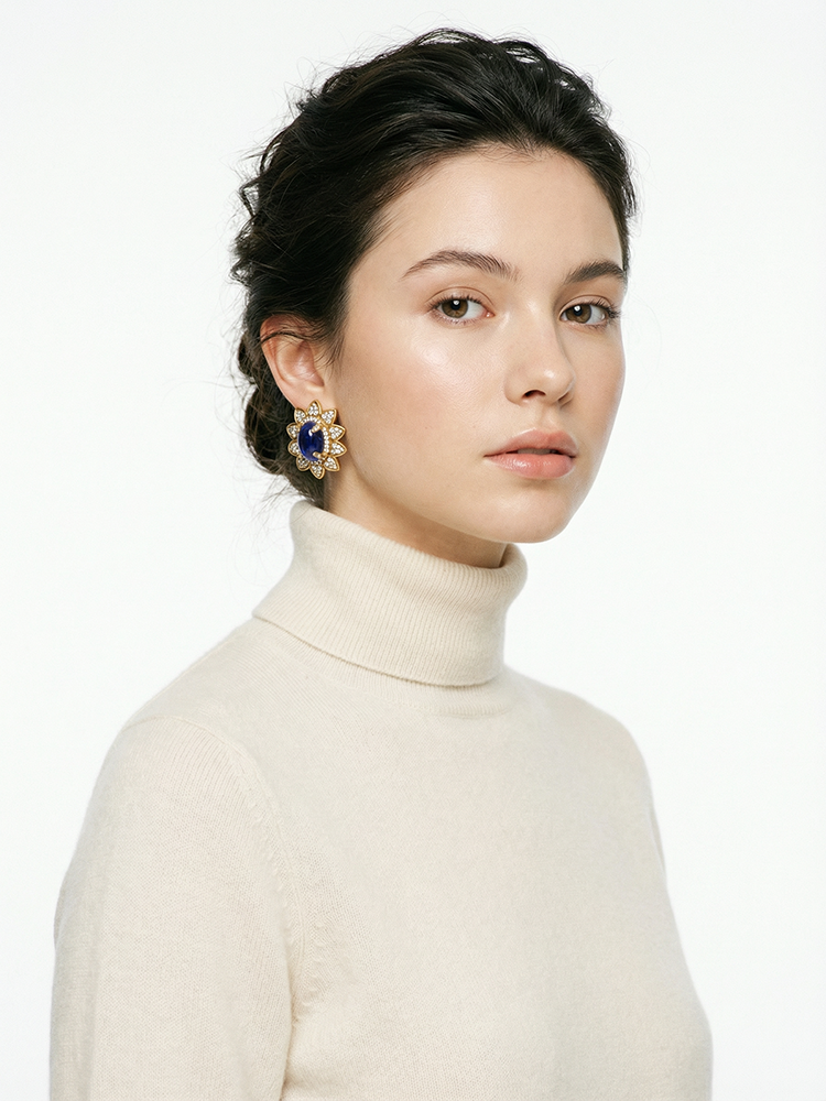 Siete Earring - Azure Dawn