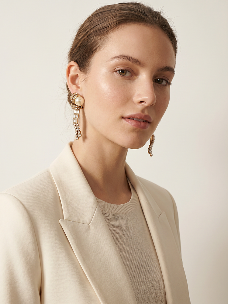 Siete wonder Earring - South Sea Pearl - image 2
