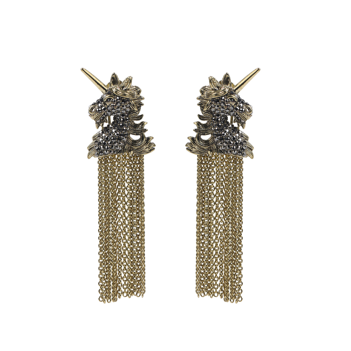 Siete Wonder - Dragon Fringe Statement Earrings