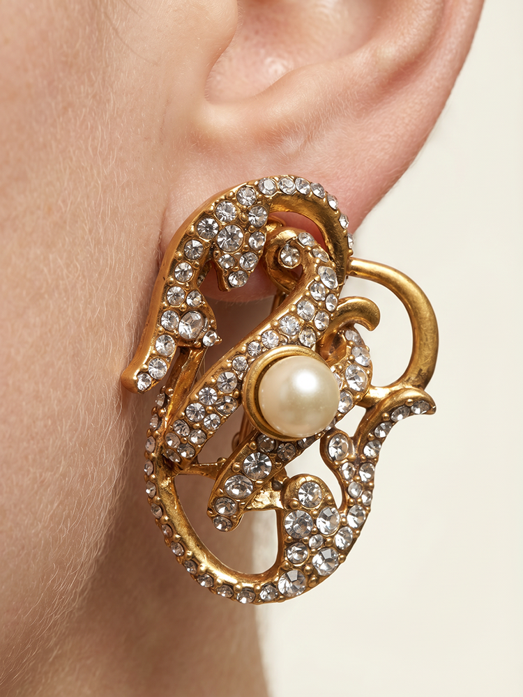 Siete Earring - Golden Bow