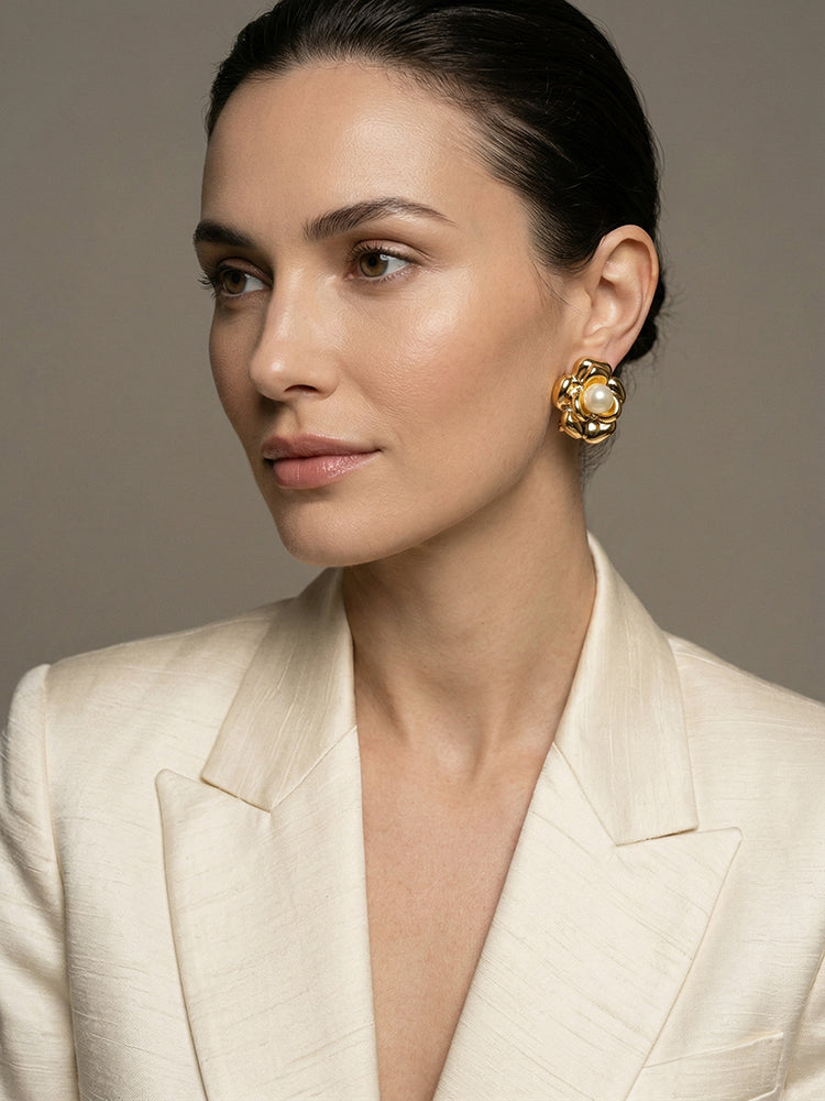 Siete Earring - Golden Core