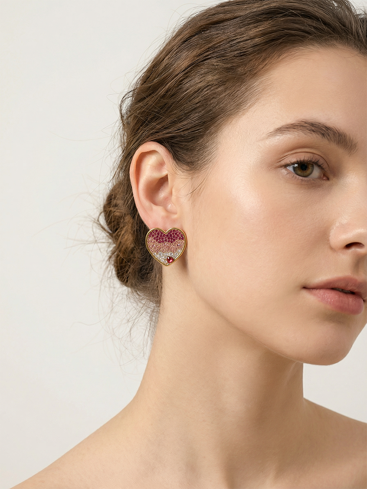 Siete Earring - Peach Blossom