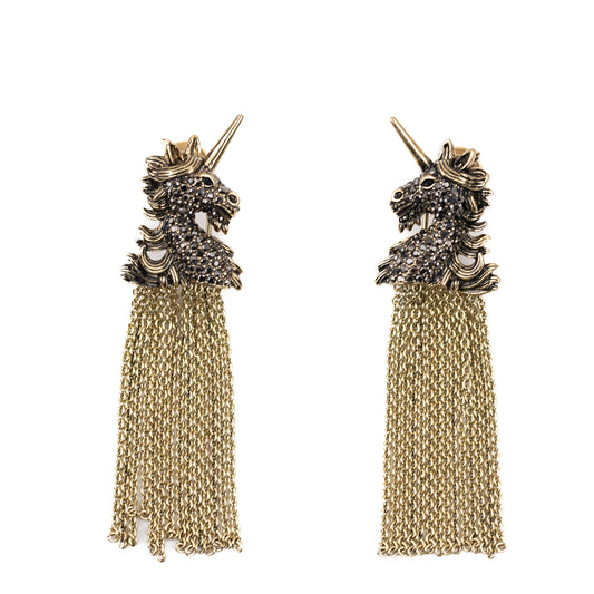 Siete Wonder - Dragon Tassel Clip-On Earrings