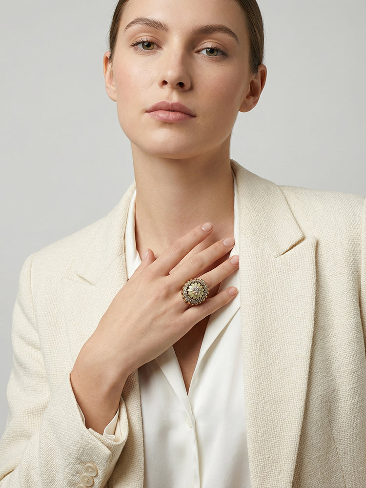 Siete Ring - Gilded Mosaic