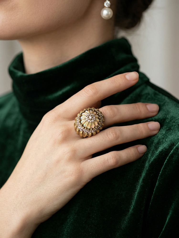 Siete Ring - Gilded Mosaic