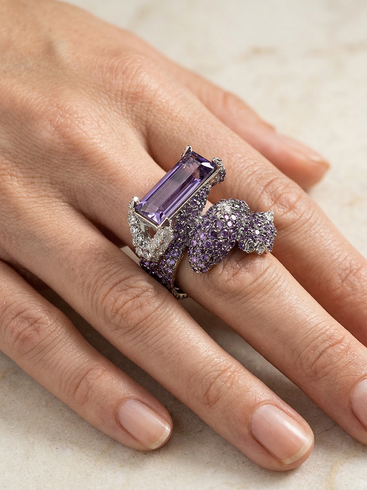 Siete Wonder - Violet Palace Ring