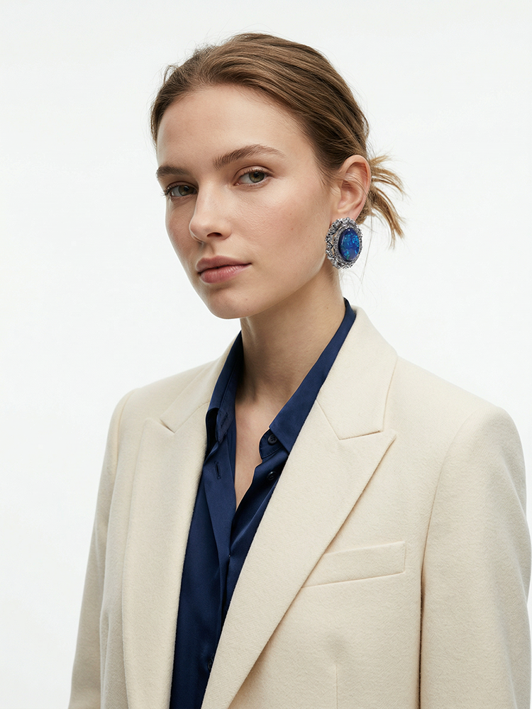 Siete Earring - Jade Pool Dew