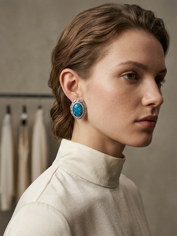 Siete Earring - Jade Pool Dew