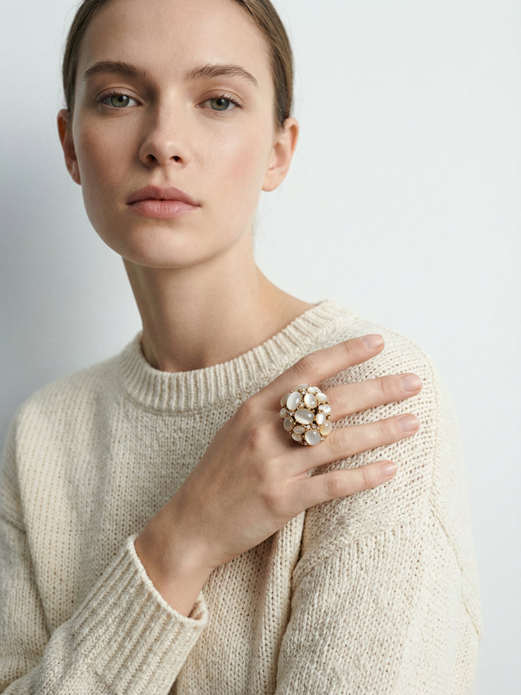Siete Wonder - Moon Tide Ring