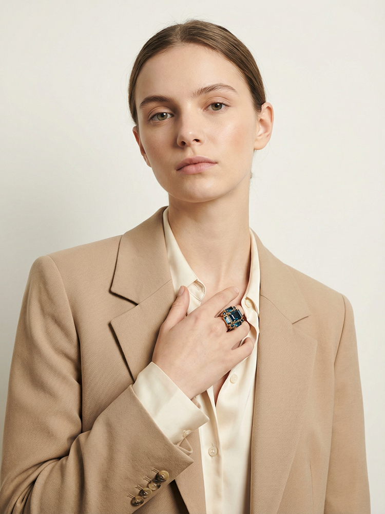 Siete Ring - Deep Jade