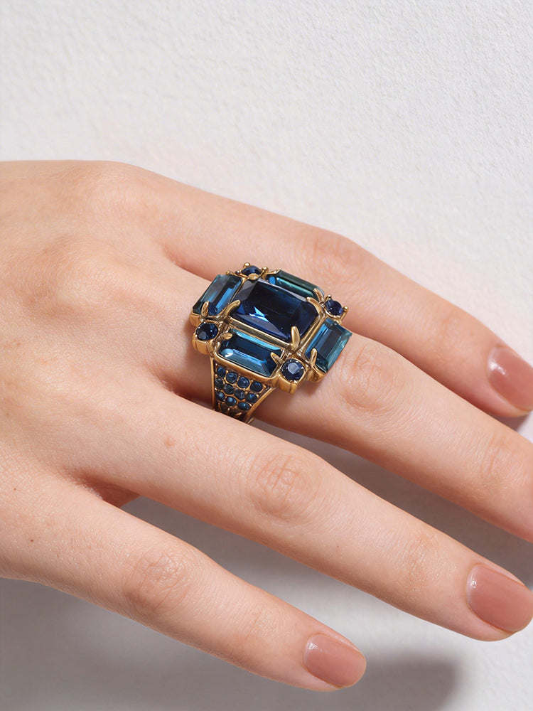 Siete Ring - Deep Jade