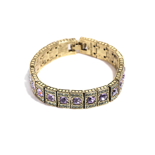 Siete Wonder - Purple Crystal Bracelet