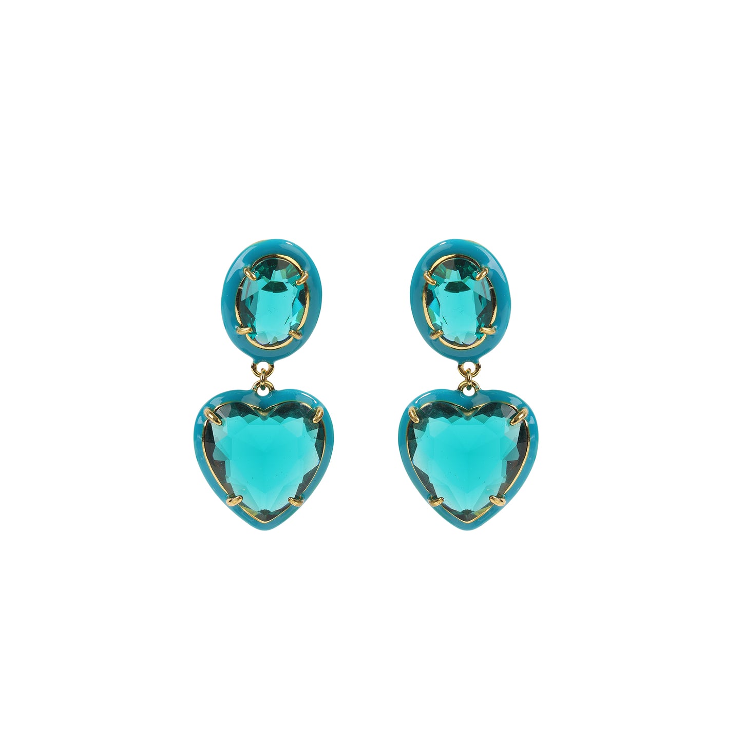 Siete wonder Earring - Azure Cascade - image 1