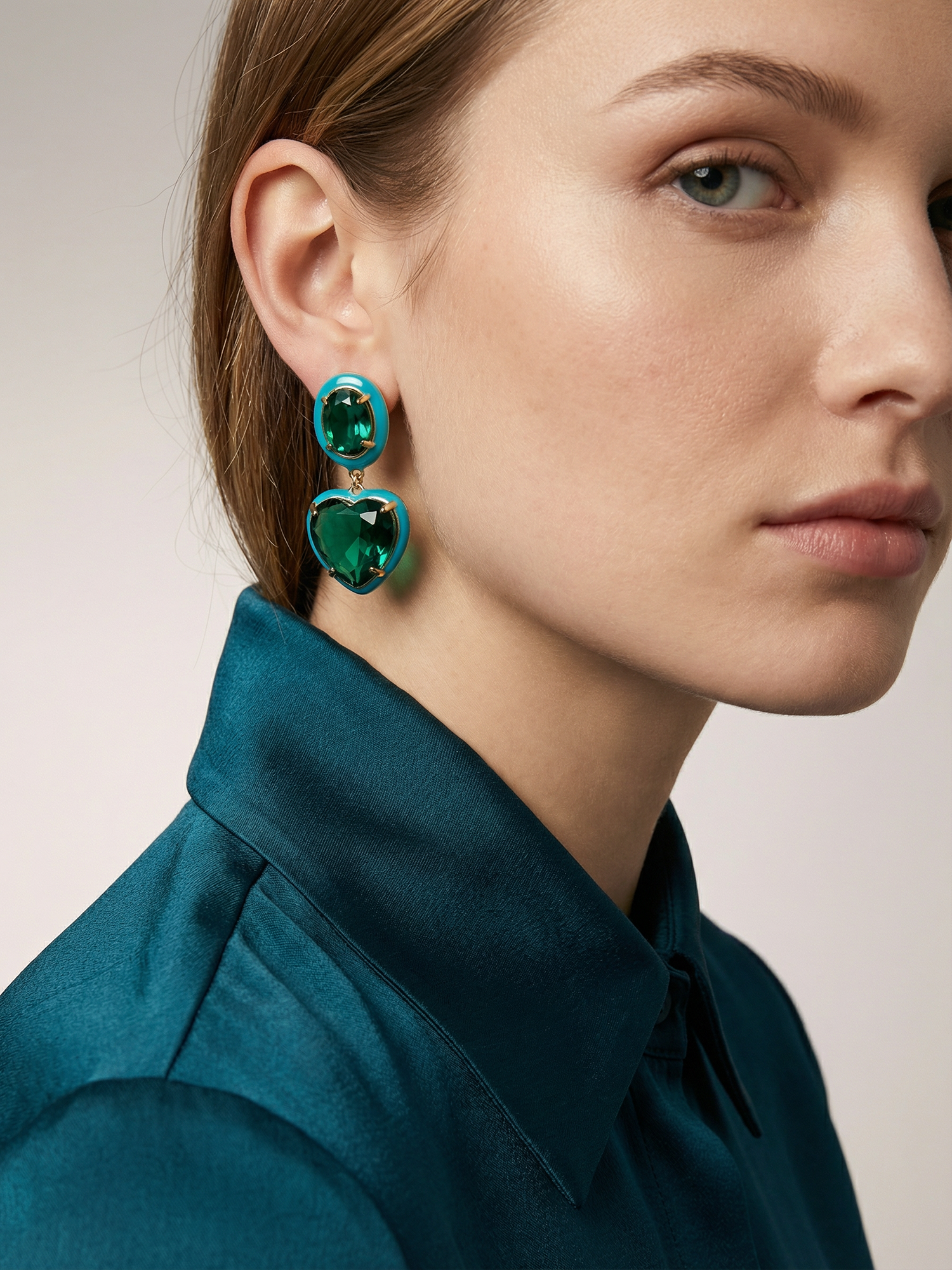 Siete wonder Earring - Azure Cascade - image 2