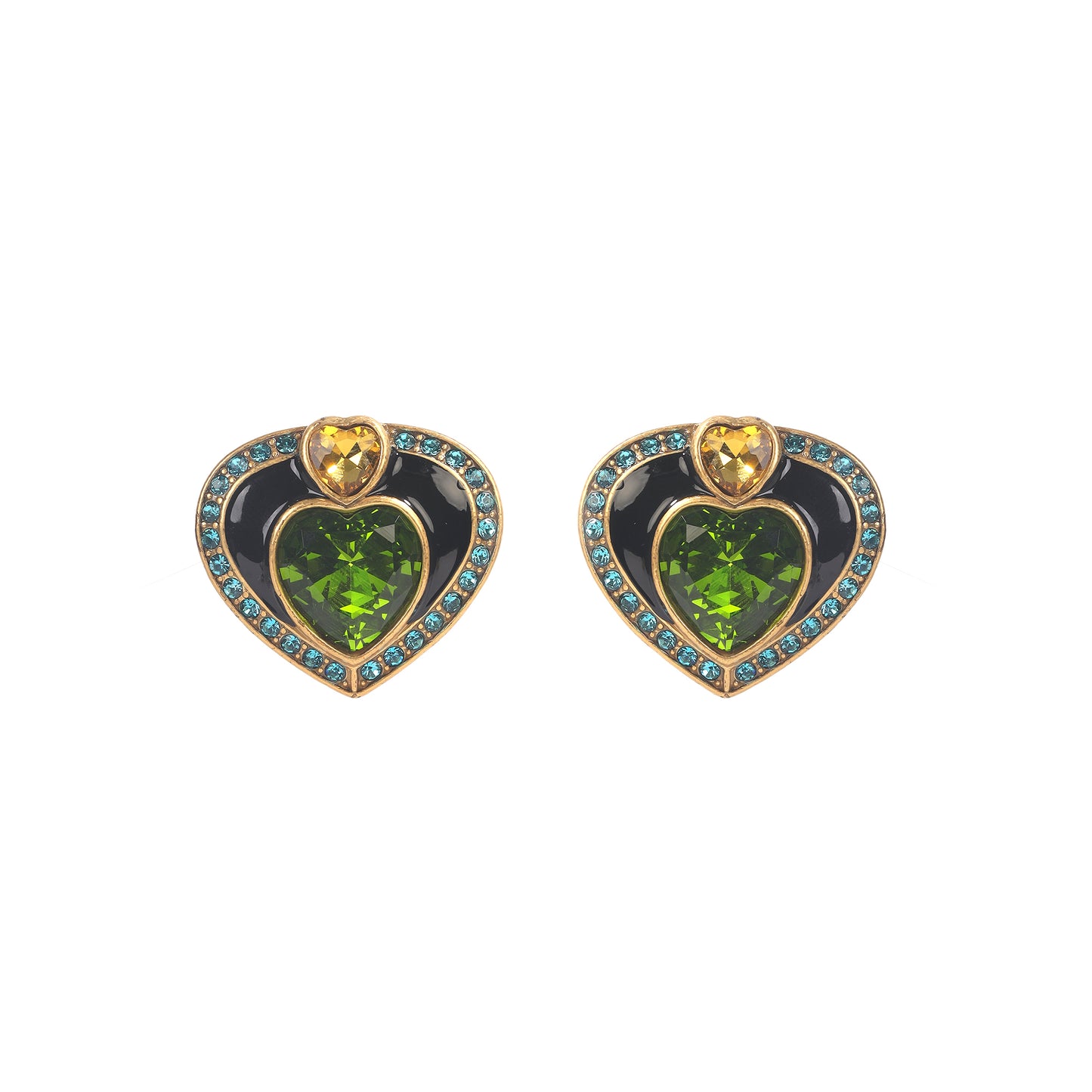 Siete wonder Earring - Jade Enamel - image 1