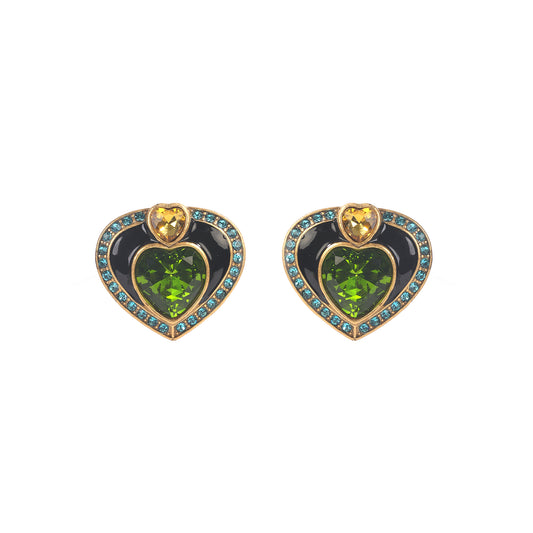 Siete wonder Earring - Jade Enamel - image 1