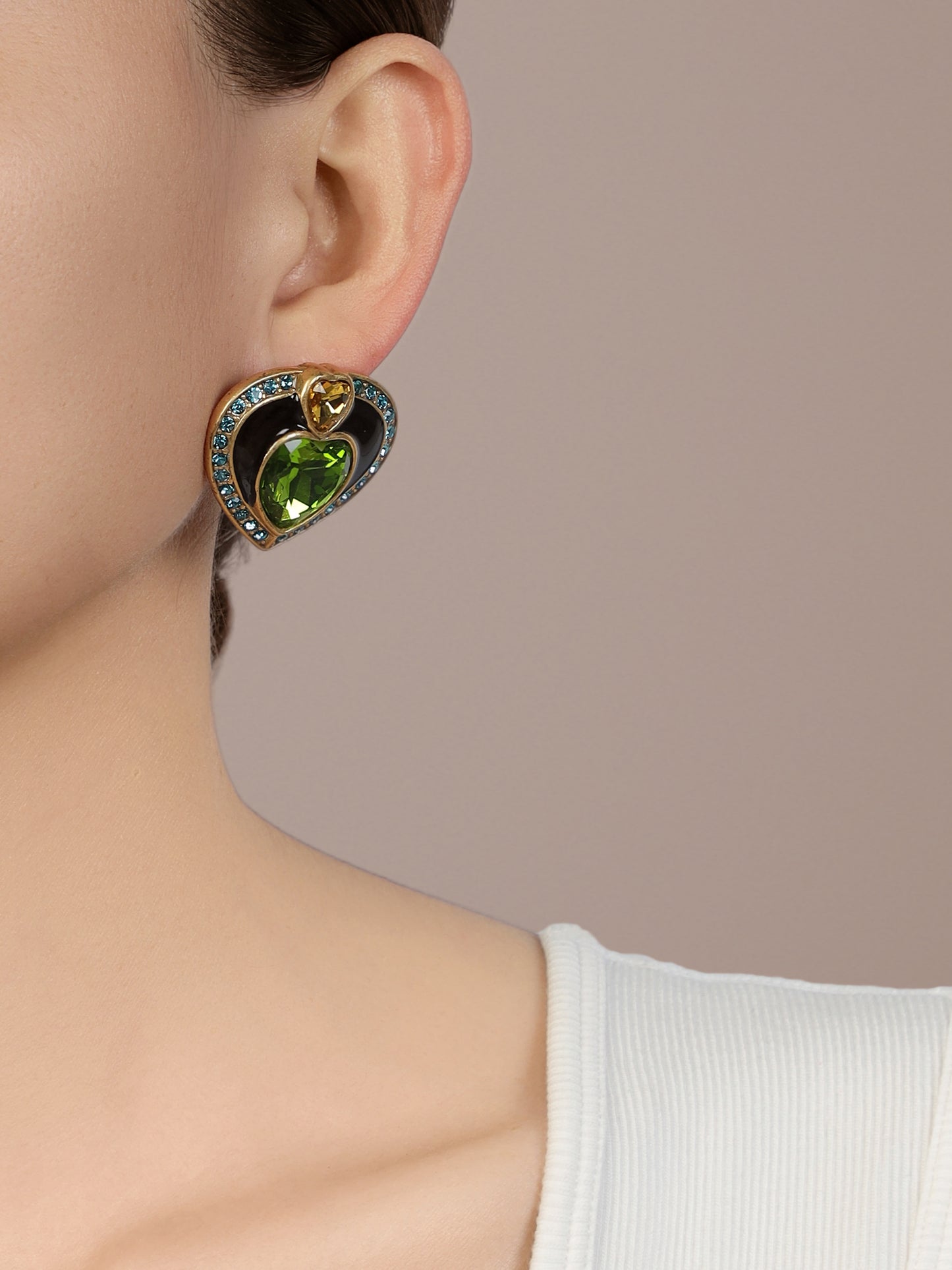 Siete wonder Earring - Jade Enamel - image 3
