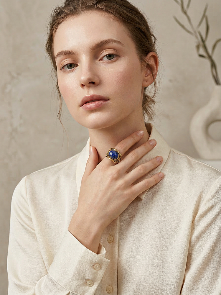 Siete Wonder - Lapis Lazuli Ring ZD293