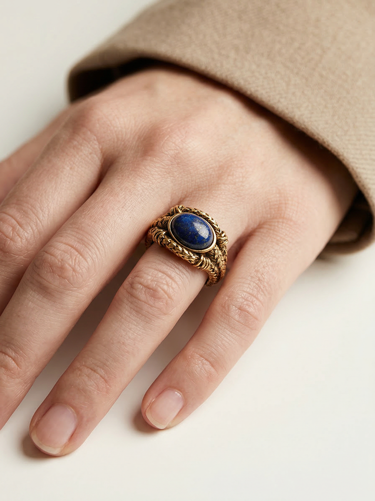 Siete Wonder - Lapis Lazuli Ring ZD293